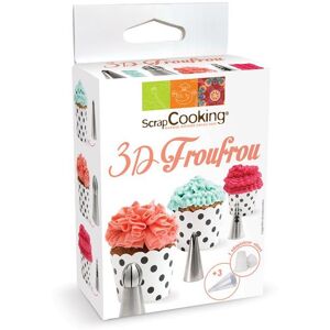 Kit douilles 3D froufrou Scrapcooking