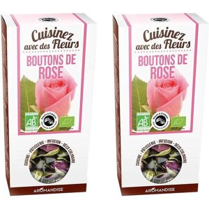 Fleurs comestibles bio - Boutons de Rose 60 g Aromandise