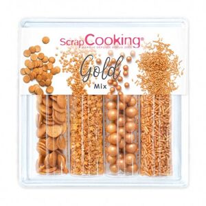 Mix de decors sucres dores 62 g Scrapcooking