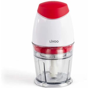 Mini Hachoir electrique rouge 25 cl 160 W DOP118R Livoo [Gris]