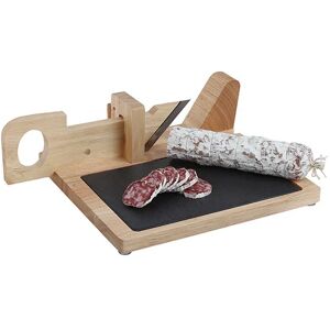 Guillotine a saucisson avec plateau ardoise Livoo [Marron]