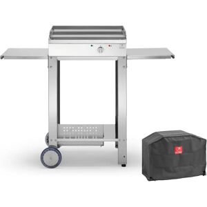 Plancha Chef 55 elec + chariot + housse Pla.net [Gris]