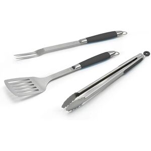 Set 3 ustensiles barbecue inox Barbecook [Gris]