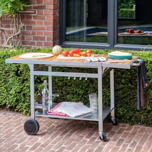 Desserte pour plancha en bois et metal GRANDI XL Cook'in Garden