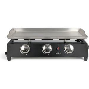 Plancha gaz 3 bruleurs Inox 7,5 kW DOC249 Livoo []