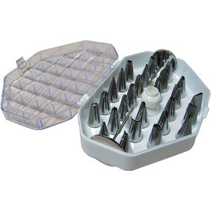 Coffret 26 mini-douilles fines inox speciales decor De Buyer []