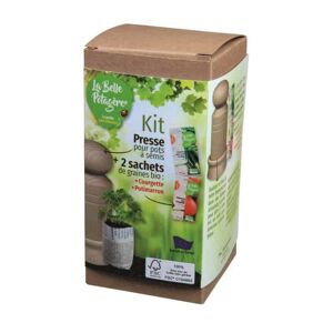Kit presse pour pots a semis - FSC - Potimarron et courgette Ecodis