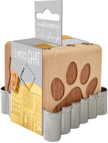 Kit décoration de biscuits Chat Scrapcooking []