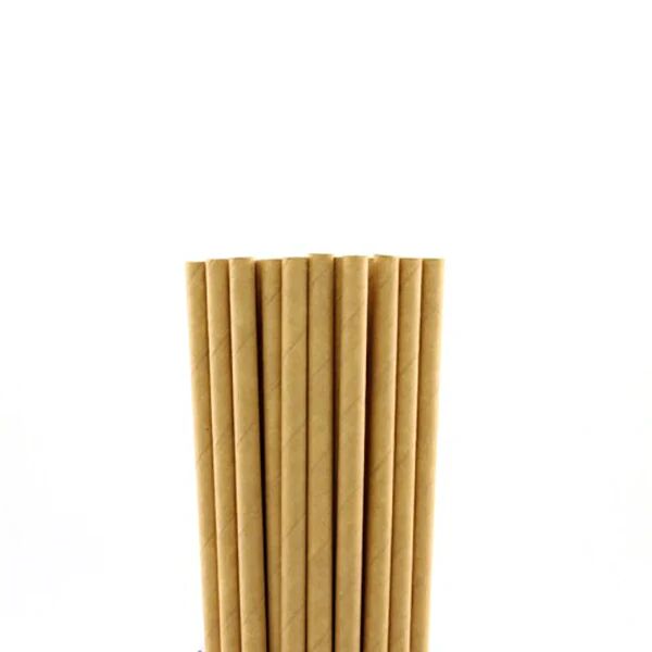 Set de 250 pailles écologiques en papier kraft Lebrun []