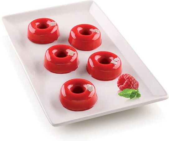 Moule 15 mini donuts silicone platinum Silikomart []