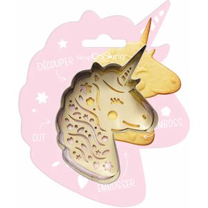 Emporte-piece et embosseur Licorne Scrapcooking []