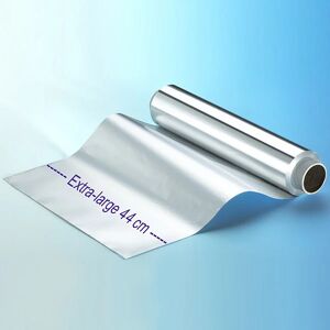 Rouleau de papier aluminium extra-large 200 m x 44 cm [Bleu]