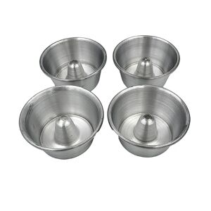 4 mini moules a savarin aluminium 8,4 cm