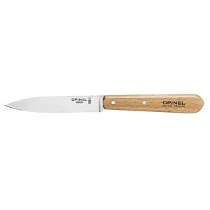 Couteau office N°112 lame lisse inox 10 cm naturel Opinel [Gris metallise]