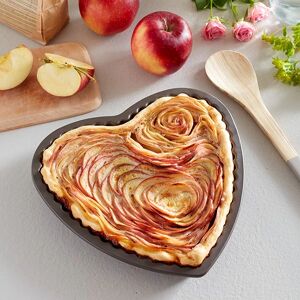 Moule a tarte amovible c?ur 24 cm Mathon [Marron]