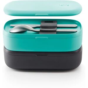 Lunch Box basics To Go turquoise 1 L Lekue [Gris metallise]