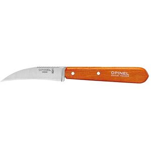 Couteau a legumes N°114 lame inox 7 cm coloris mandarine Opinel [Gris]