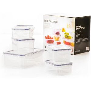 Lot de 5 boîtes Les Classiques Lock and Lock Lock and Lock []