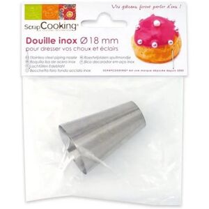 2 douilles patisserie inox - 18 mm Scrapcooking