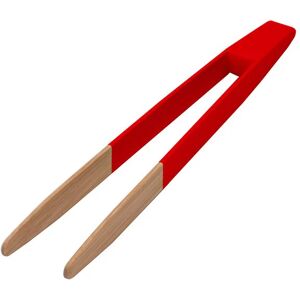 Pince a toast en bambou rouge 24 cm Pebbly []