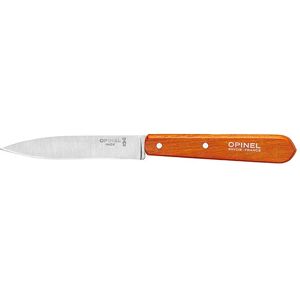 Couteau office N°112 lame lisse inox 10 cm coloris mandarine Opinel [Gris]