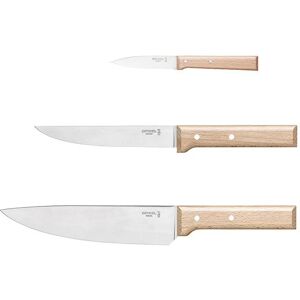 Coffret Trio Parallele lame inox 8, 16, 20 cm Opinel [Bois]