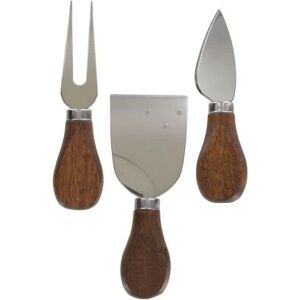 Set a fromage 3 pieces Sybarys [Gris metallise]