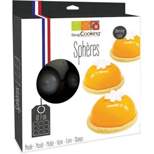 Moule a gateau semi-rigide 9 demi-spheres Scrapcooking