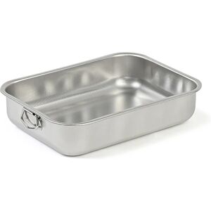 Plat a four rectangulaire en inox 30 x 22 cm Steel Pan [Rose]