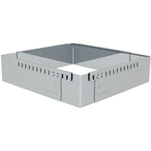 Cadre entremets carre adaptable inox 16 cm De Buyer []