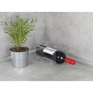 Porte-bouteille empilable Wenko by Maximex [Gris metallise]