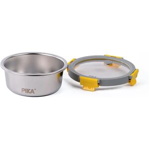 Boîte de conservation en inox ronde 650 ml compatible micro-ondes Pika []