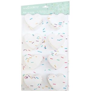 Moule silicone 8 coeurs - Funfetti Scrapcooking