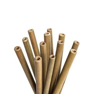 Set de 24 pailles reutilisables en bambou Lebrun [Gris metallise]