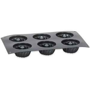 Moule en silicone 6 mini kouglofs Patisse [Noir]