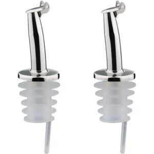 2 bouchons verseurs a clapet en inox et silicone Chevalier diffusion