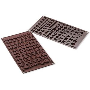 Moule chocolats ABC silicone Silikomart []