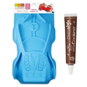 Moule a gateaux Cars + 1 Stylo chocolat Scrapcooking