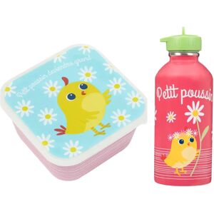 Boîte a gouter + Gourde Enfant - Petit Poussin Toga