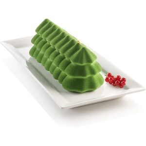 Moule 3D buche sapin en silicone Silikomart []