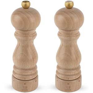 Set 2 Moulins poivre et sel Paris naturel U'Select 18 cm Peugeot [Beige]