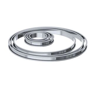 Cercle a tartelette inox perfore 8 cm De Buyer []