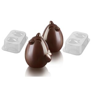Set de 2 moules Chocolat Poussin de Paques Paul Cino Silikomart [Gris]