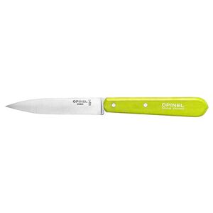 Couteau office N°112 lame lisse inox 10 cm coloris pomme Opinel [Bleu]