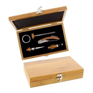 Coffret sommelier bambou 5 pieces Pradel Excellence