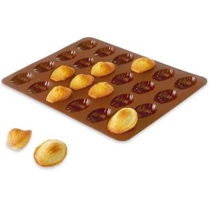 Flexi' Plaque silicone 24 mini-madeleines Mathon [Gris metallise]