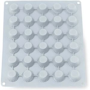 Grande Flexi'Plaque silicone 30 mini-muffins Mathon []