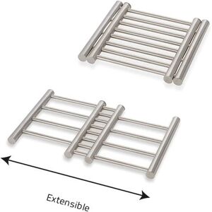 Dessous de plat extensible en inox 22,5 cm a 37 cm []