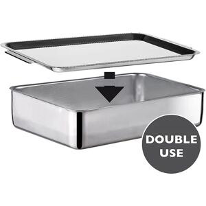 Plat a four Inox extra profond avec couvercle Duplex Inoxriv []