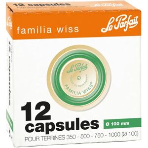 Boîte de 12 capsules Famillia Wiss 10 cm Le Parfait [Orange]